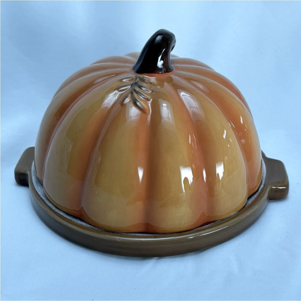 New Thanksgiving Pumpkin Shaped Ceramic Serving Dish with Lid